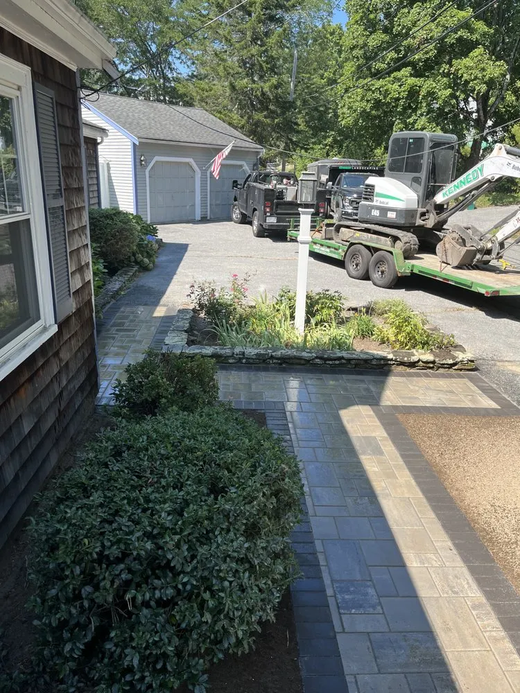 Custom residential landscaping in Tewksbury, MA by Kennedy Landscaping