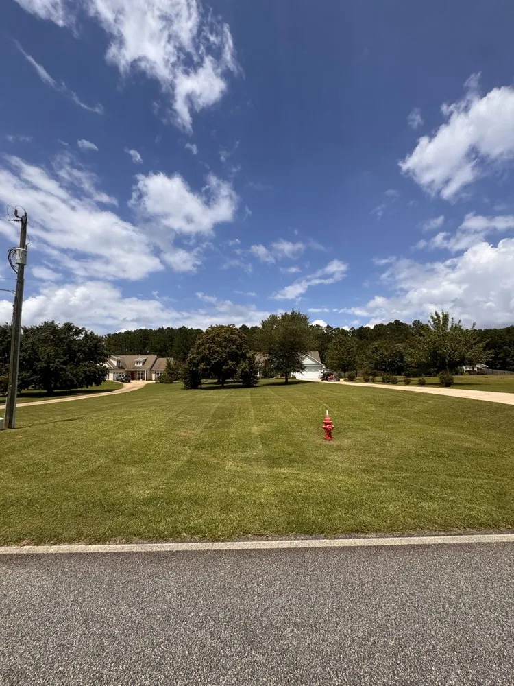 Professional yard cleanup service for homes in Newnan, GA by Kennedy’s Pristine Landscaping Services