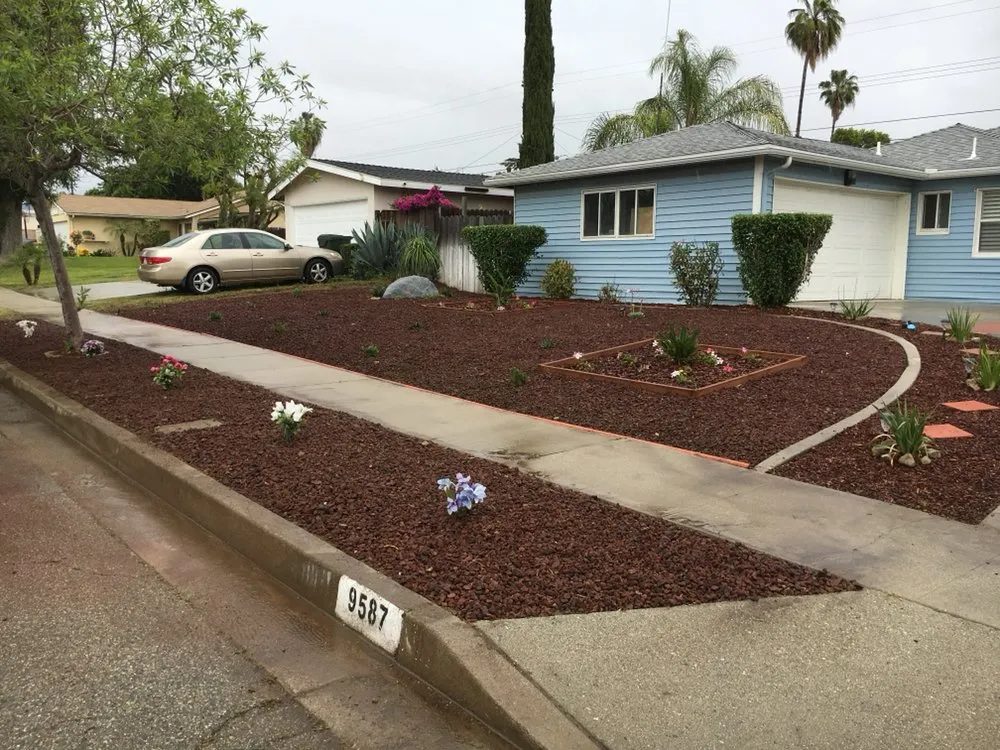 Affordable residential landscaping for homes in Chino, CA by Kenneth’s Lawn Service