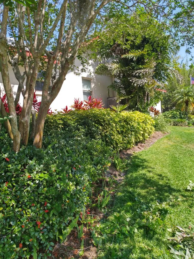 Local garden landscaping for beautiful yards in New Port Richey, FL by Kenny's lawn and tree service
