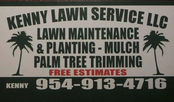 Kenny’s lawn service Logo