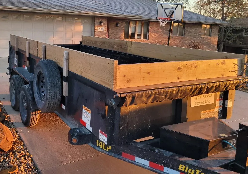 Custom outdoor landscaping in Beatrice, NE by Ken's disposal service