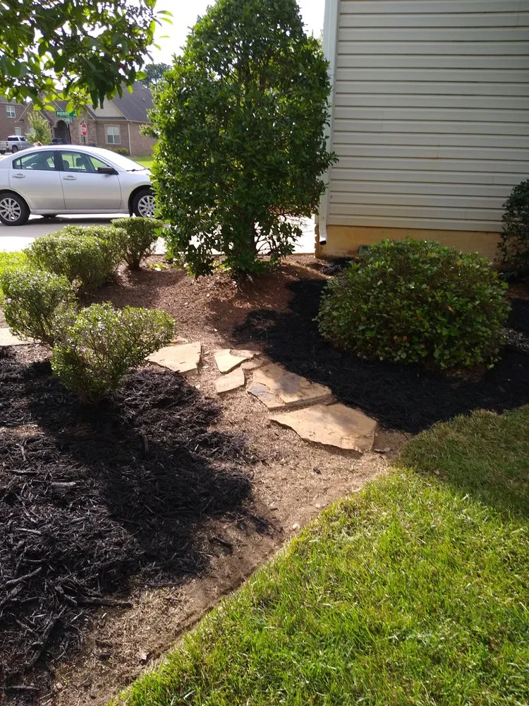 Custom landscape installation in Fort Mill, SC - Ken's Landscaping and Designs