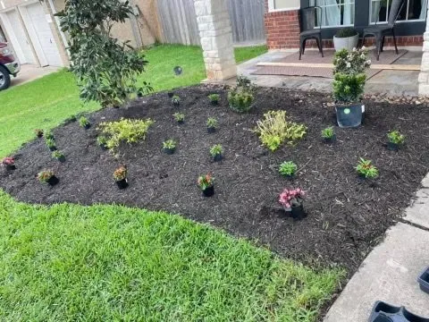 Affordable garden landscaping with custom design across El Campo, TX - Ken’s Landscaping and Pressure Washing