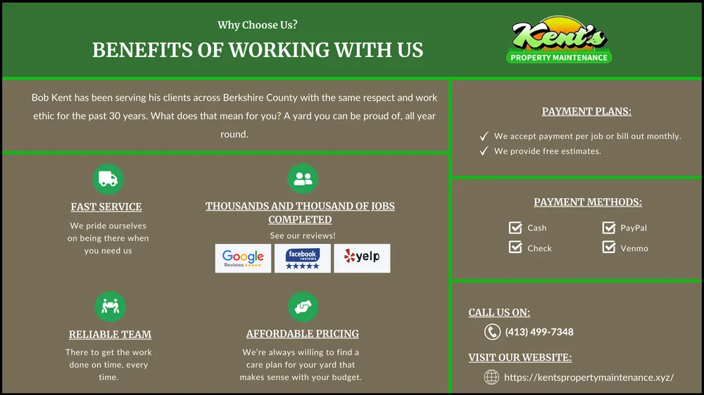 Expert yard cleanup service in Pittsfield, MA - Kent's Property Maintenance