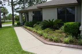Local landscape installation in Port Orange, FL by Kerb Scapes