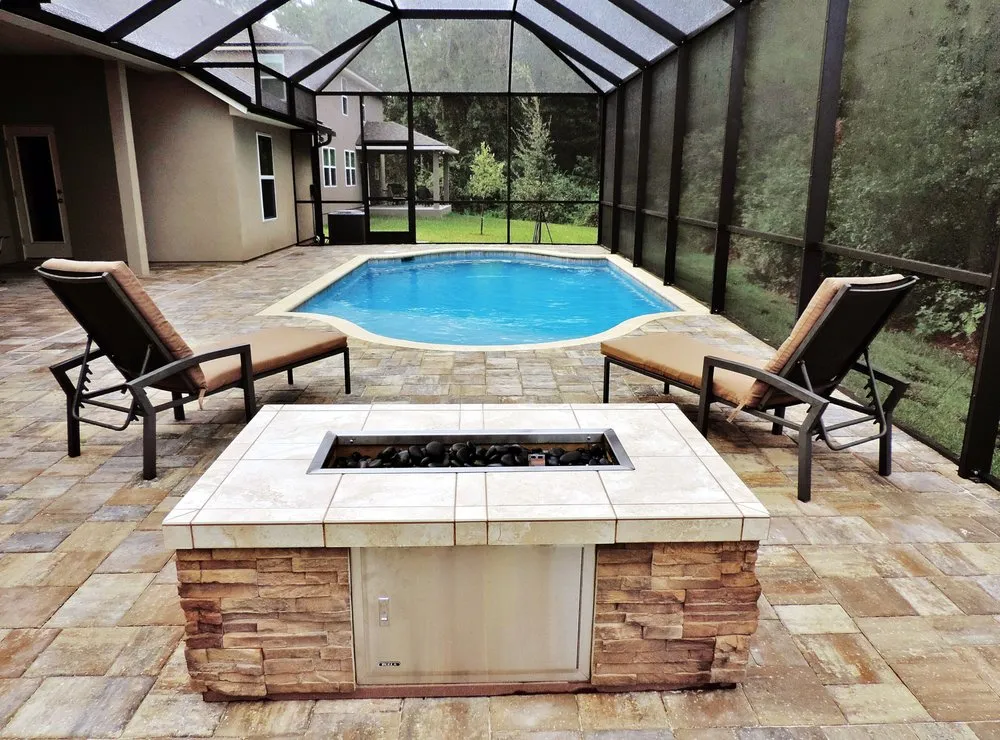 Custom landscape installation for beautiful yards in Jacksonville, FL by Kerry Martin Pool Builders