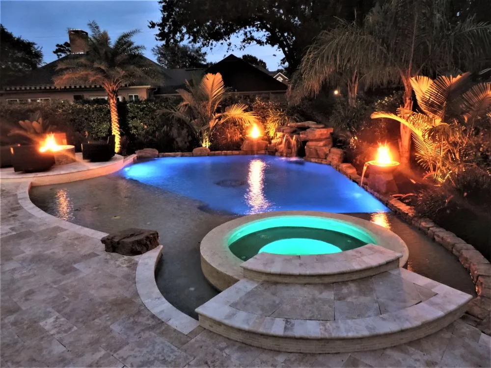 Custom garden landscaping near you across Jacksonville, FL - Kerry Martin Pool Builders