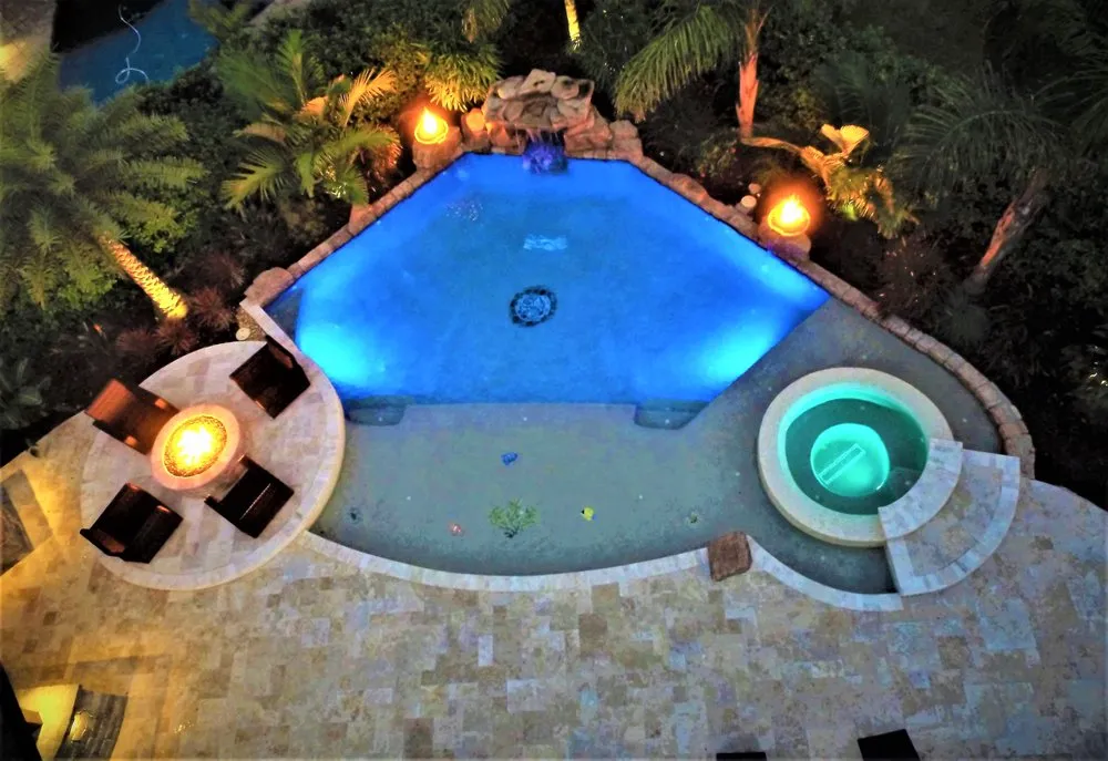 Professional lawn mowing service for homes in Jacksonville, FL by Kerry Martin Pool Builders