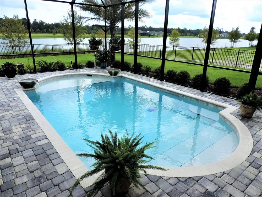 Custom residential landscaping in Jacksonville, FL - Kerry Martin Pool Builders