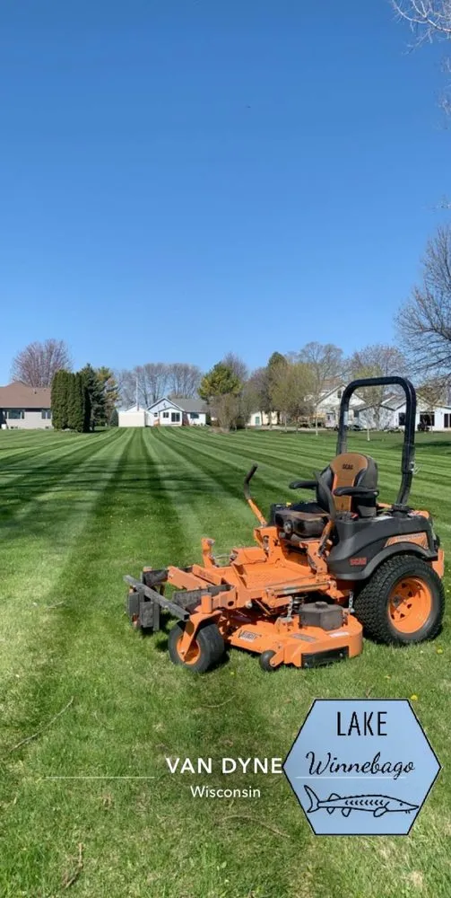 Custom landscape installation in Horicon, WI by Kettle Hills Greenery