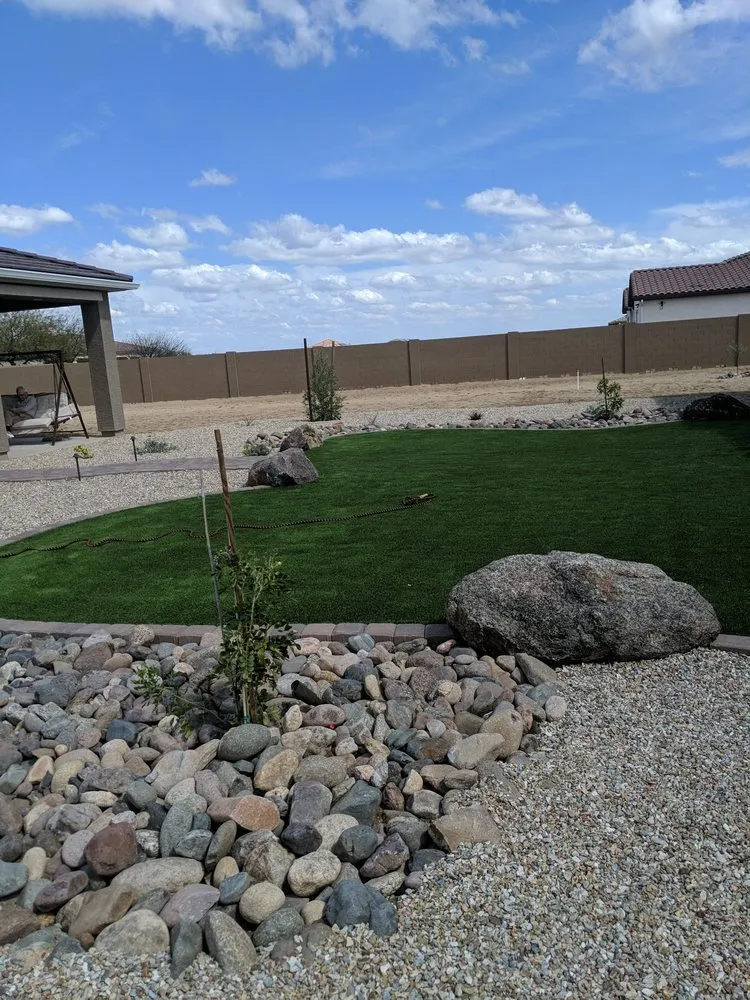 Expert landscape installation for homes in El Mirage, AZ by Kevens Landscape