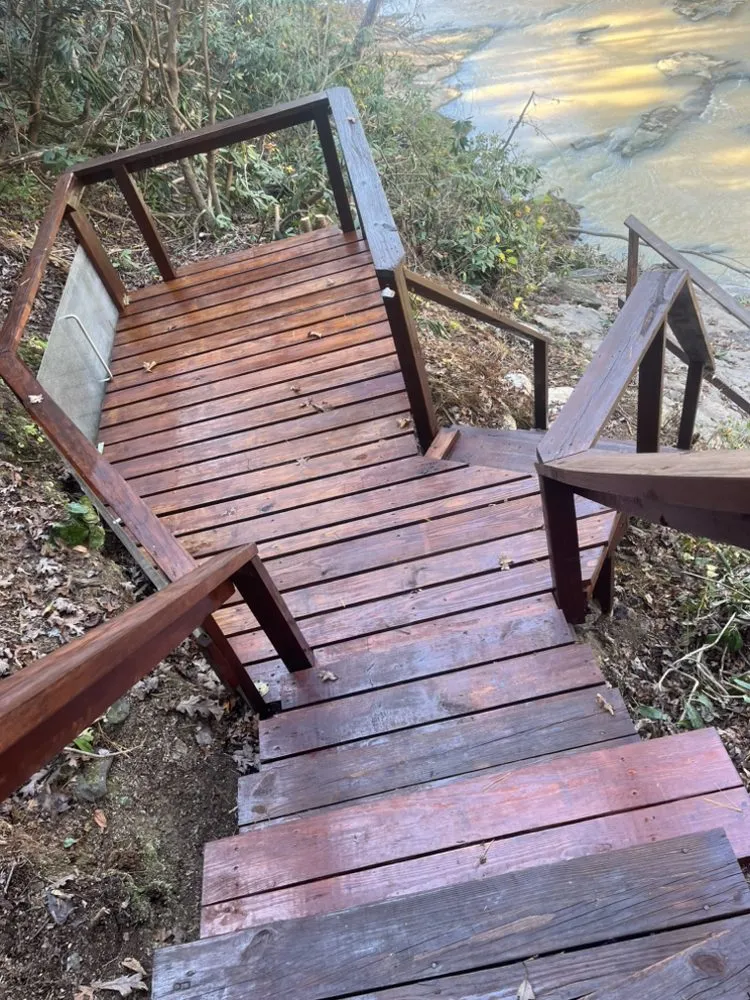 Custom garden landscaping in Mill Spring, NC by Kevin Murphy
