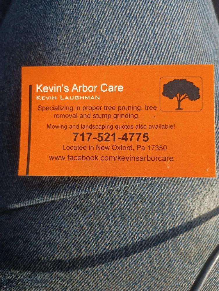 Custom yard cleanup service with custom design in New Oxford, PA by Kevin's Arbor Care