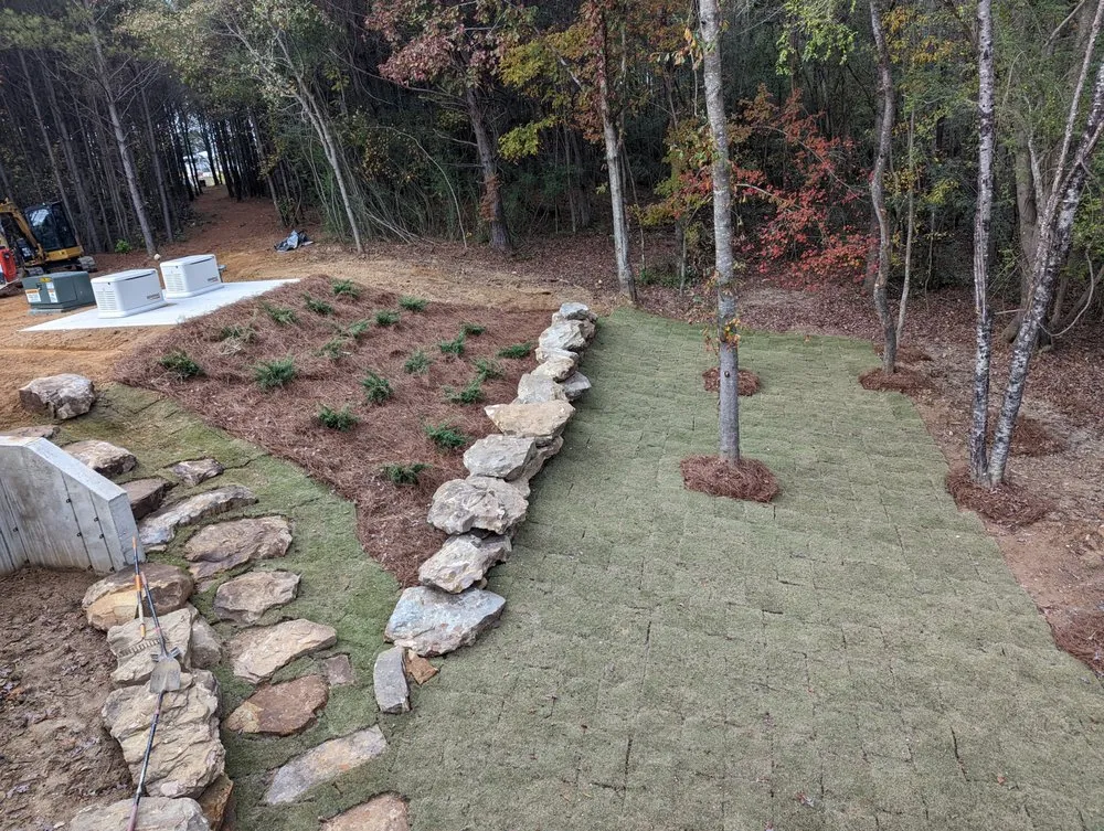 Trusted outdoor landscaping in Leesburg, AL by Kevin's Lawn Care & Landscaping Service