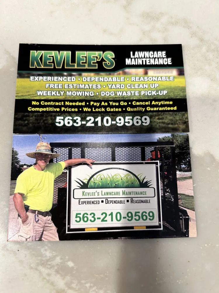 Top-rated yard cleanup service in Davenport, IA by Kevlee’s Lawn Care Maintenance