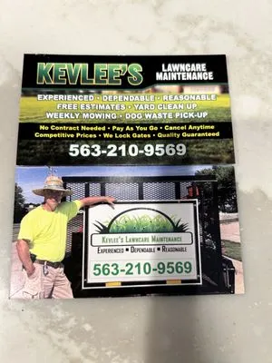 Kevlee’s Lawn Care Maintenance Logo