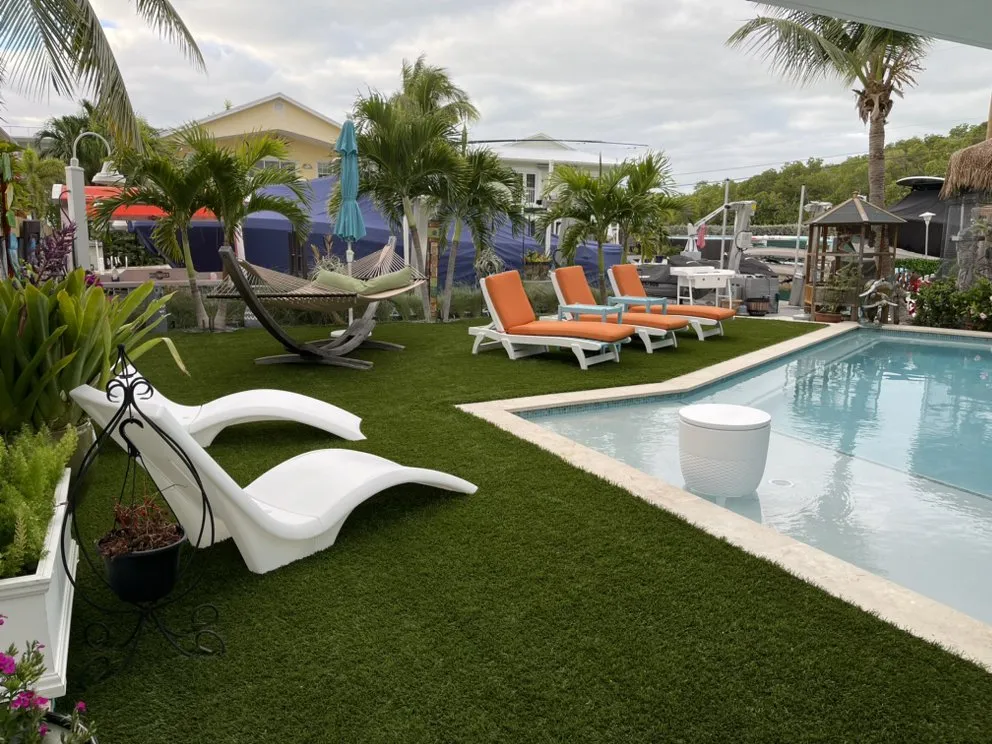 Professional lawn mowing service in Islamorada, FL by Keyscape Landscape Design