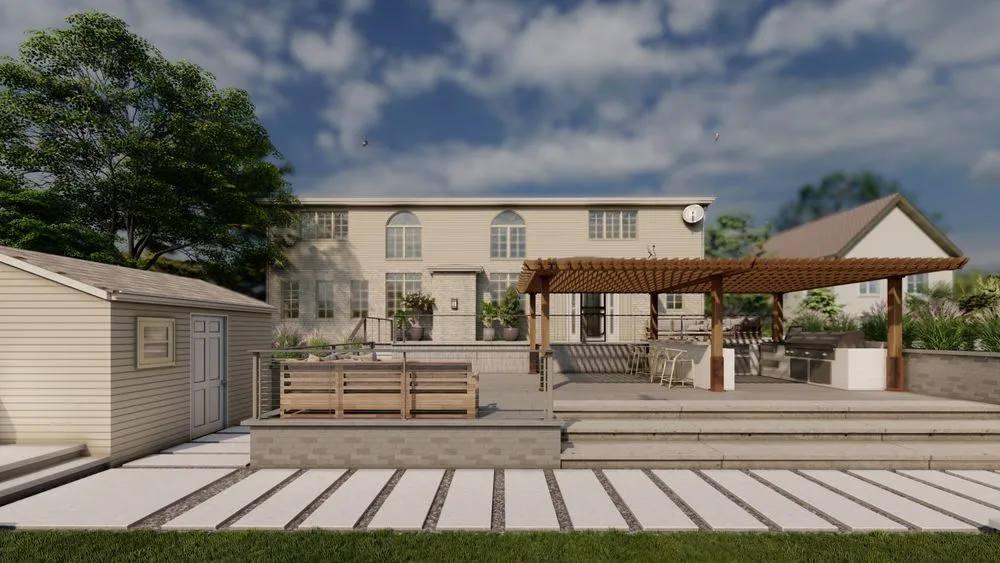 Custom garden landscaping in Napa, CA by Keystone Yards Landscaping & Design