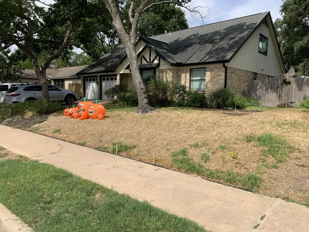 Custom garden landscaping in Round Rock, TX - KG Lawn Care