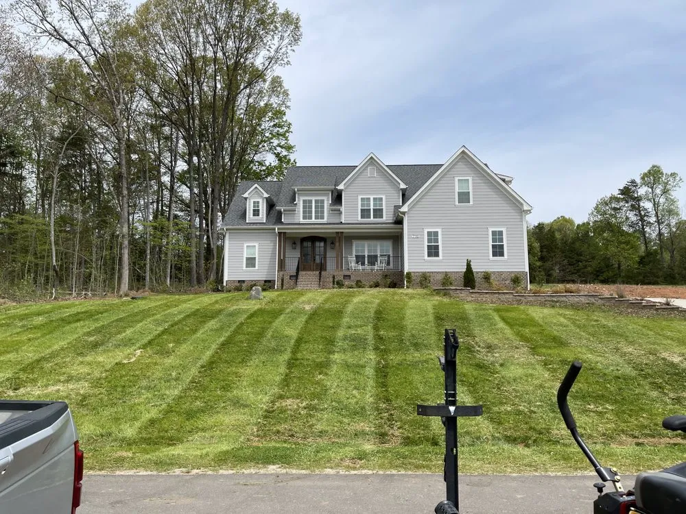 Professional lawn mowing service for outdoor upgrades across Greensboro, NC - KG Property Service