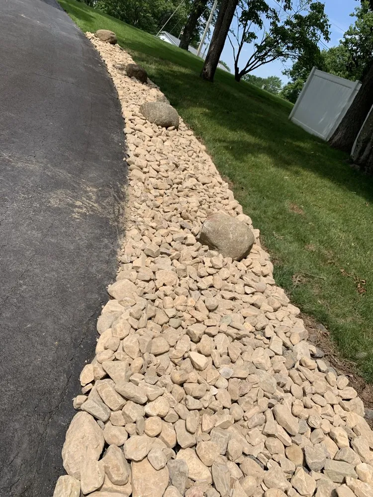 Custom landscape design in Sperryville, VA by Kickin’ Grass Lawn & Landscaping