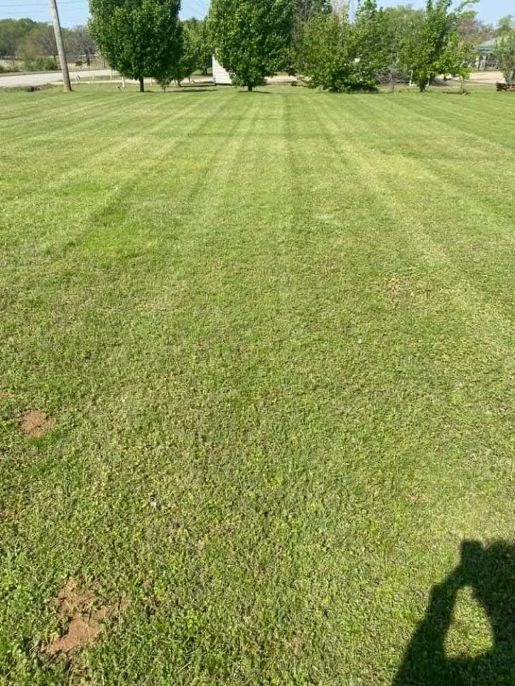 Custom landscape design in Stigler, OK by Kicking Grass Lawncare