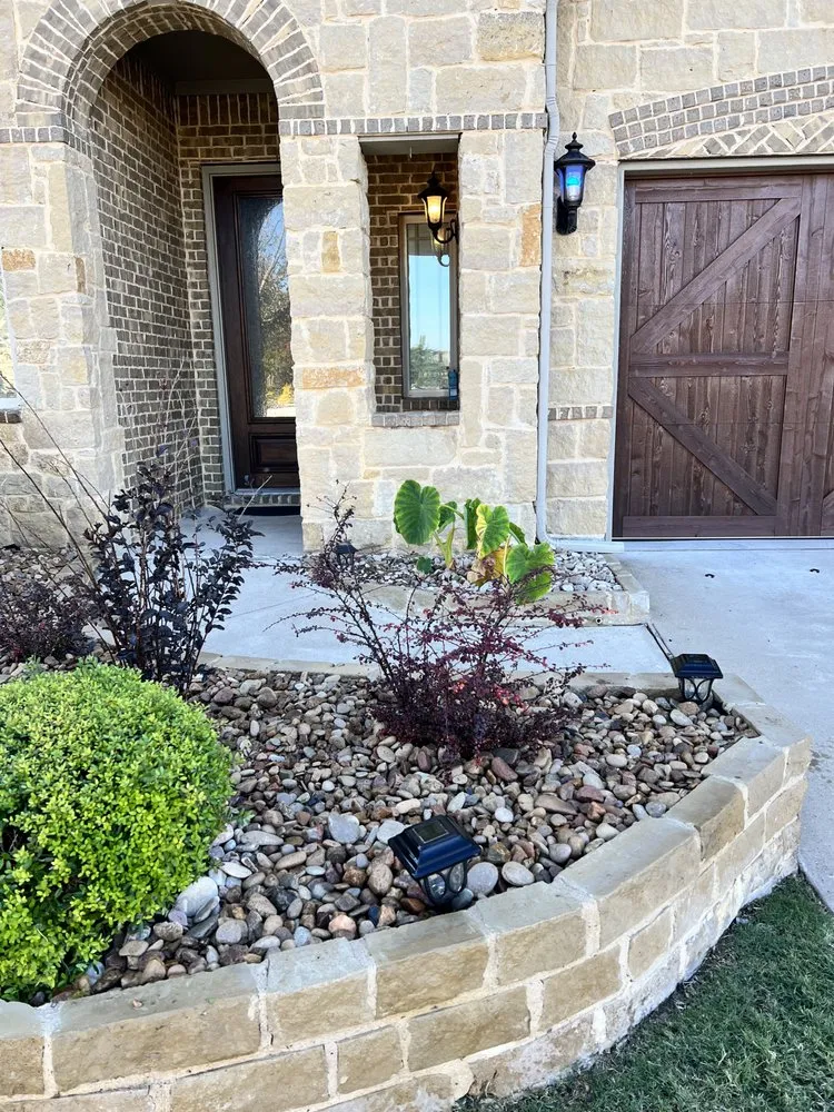 Affordable landscaping services with custom design in Rockwall, TX by Kidd's Exterior Solutions