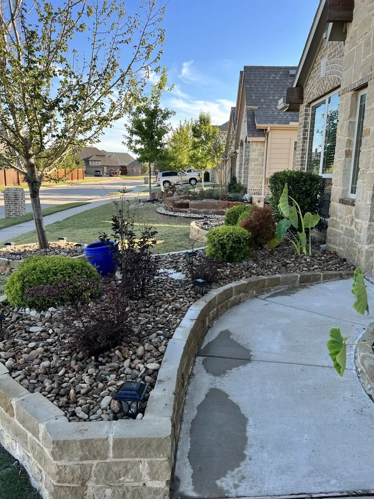 Professional landscape installation near you in Rockwall, TX by Kidd's Exterior Solutions