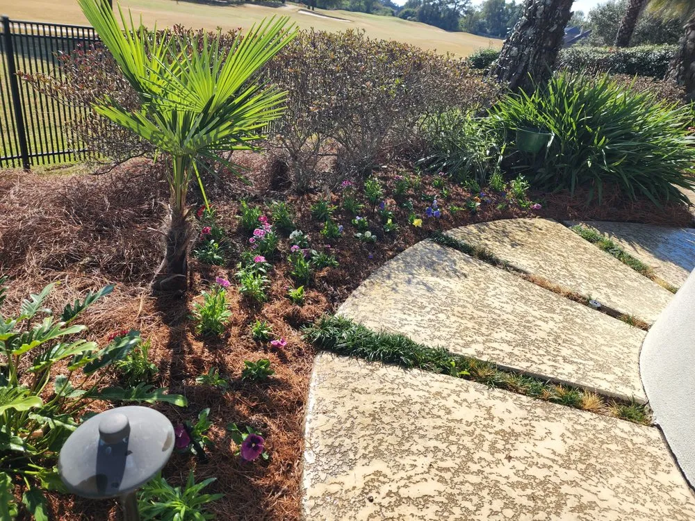 Custom outdoor landscaping in Walker, LA by Kidd’s Landscape