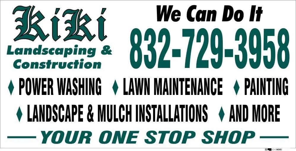 Local lawn care service with custom design in League City, TX by KIKI Landscaping & Construction