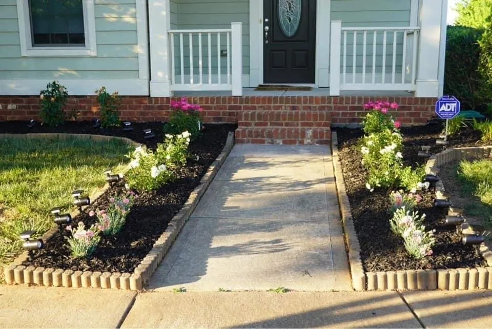 Custom yard cleanup service in Northeast Raleigh, NC by Kilburn NC Landscaping