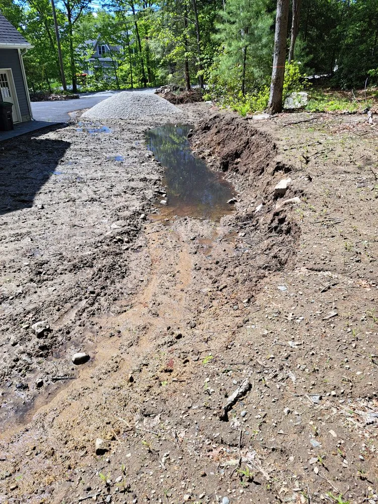 Affordable landscape installation in Wilton, NH by Kilgore Landscapes