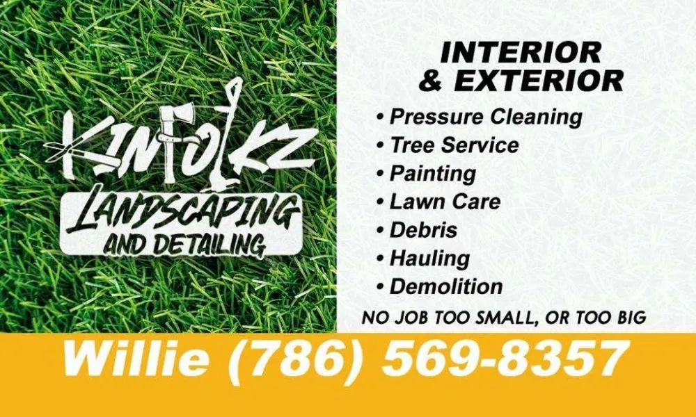 Expert lawn care service near you in Miami, FL by Kinfolkzlandscaping