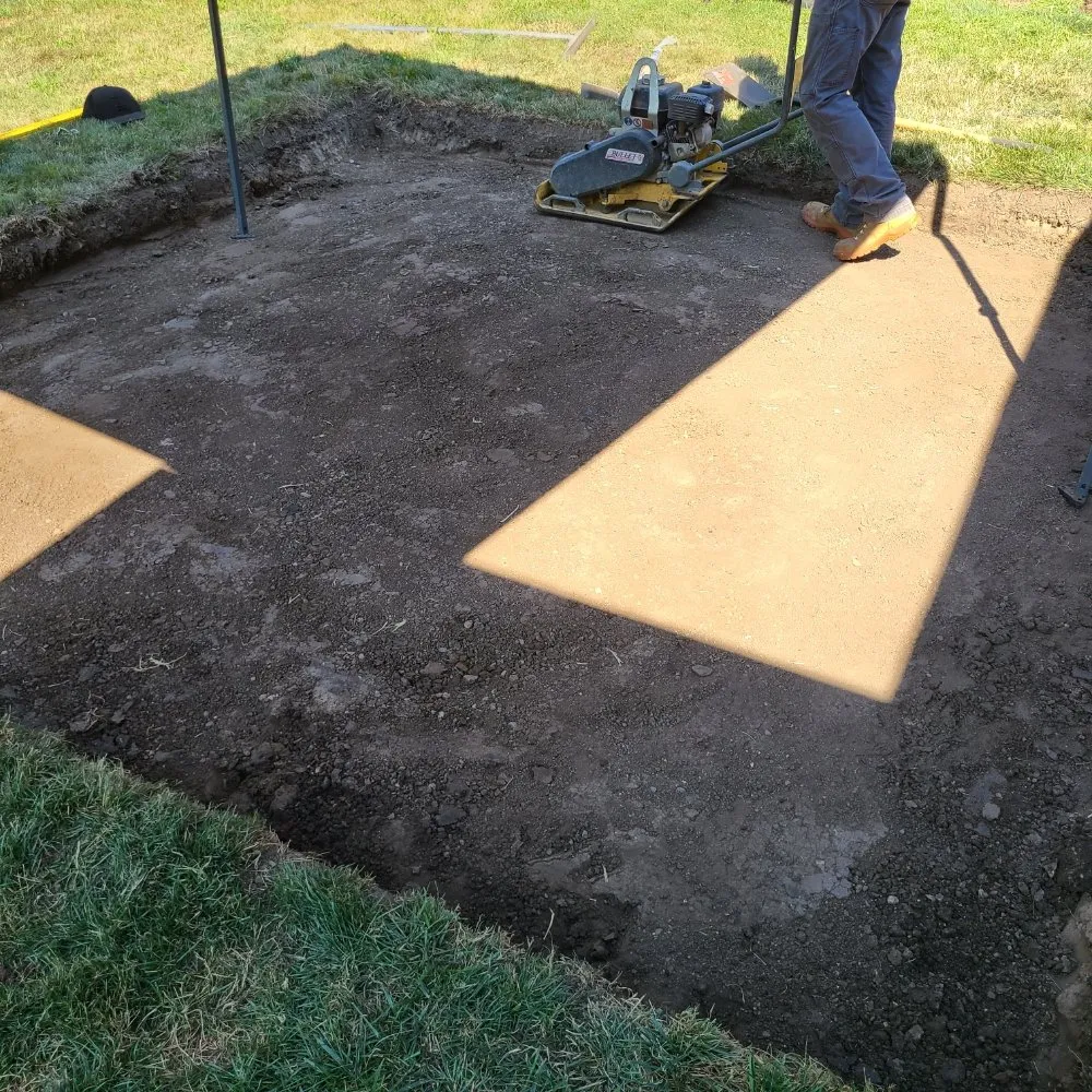 Professional garden landscaping in Central Point, OR by King David's Construction