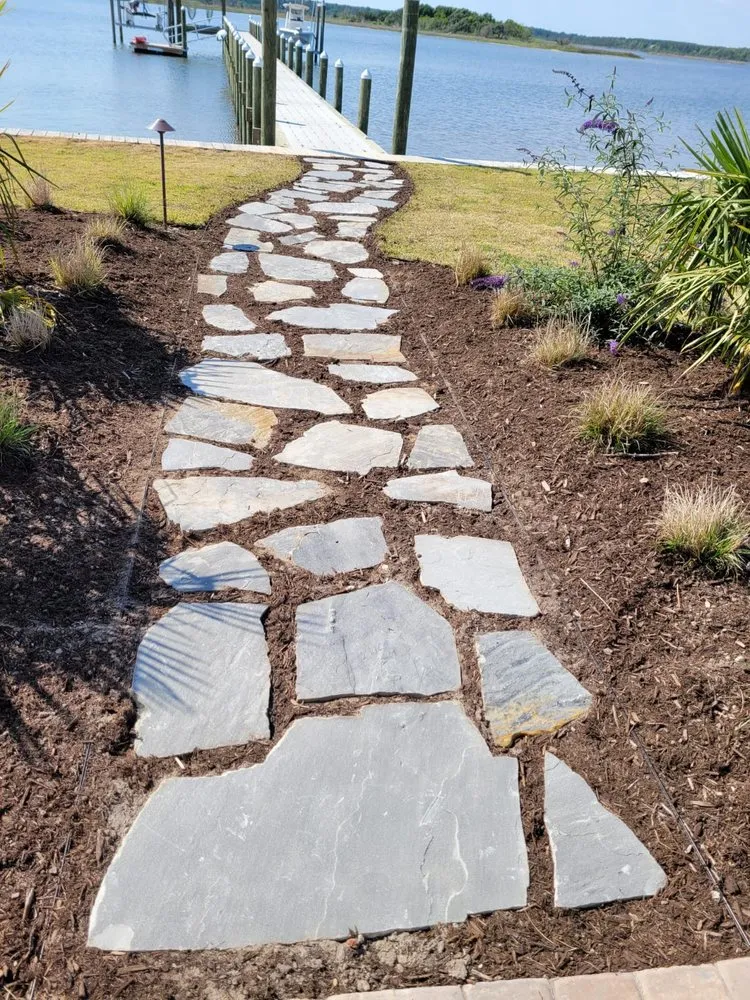 Expert landscape installation for homes across Wilmington, NC - King Fish Landscaping