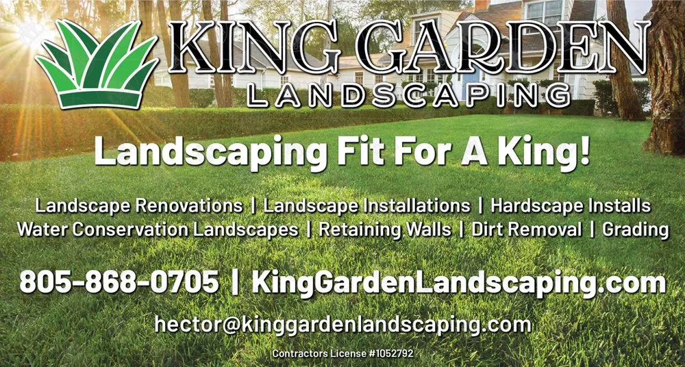 Local landscape installation in Santa Maria, CA - King Garden Landscaping