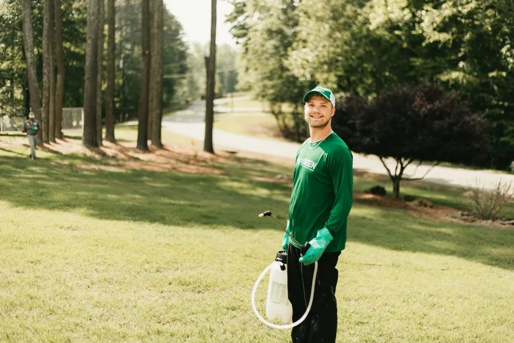 Top-rated lawn mowing service with custom design in Norcross, GA by King Green