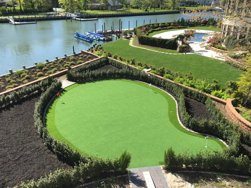 Custom outdoor landscaping for homes in East Rockaway, NY by King Landscape Service