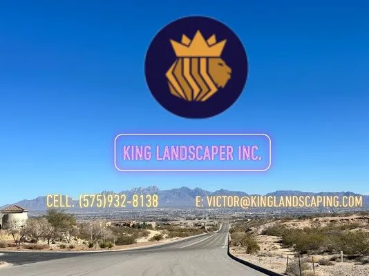 King Landscaper Logo