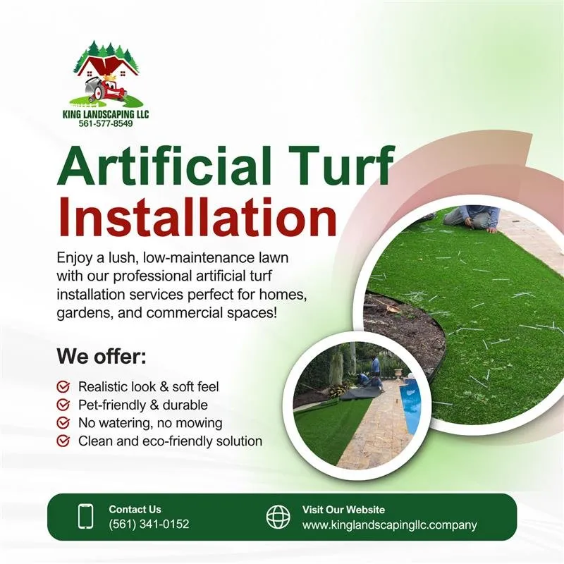 Custom garden landscaping in Atlantis, FL - King Landscaping