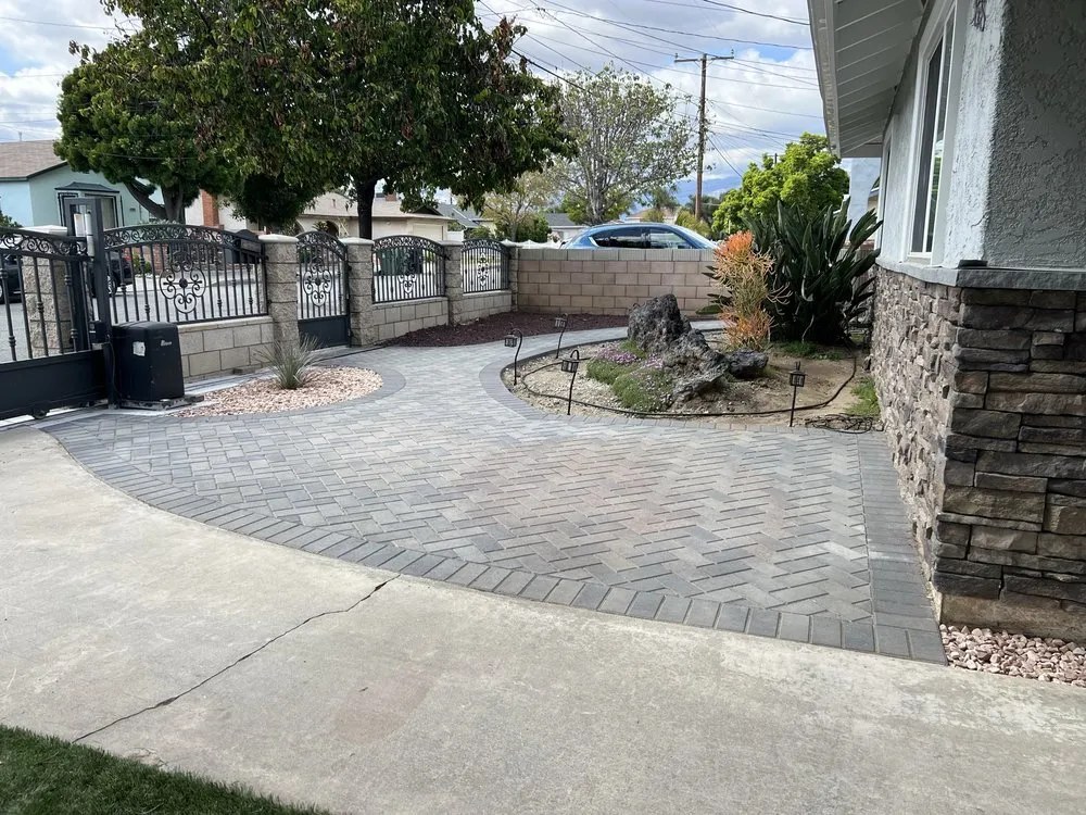 Affordable landscaping services in Upland, CA by King of Kings Concrete