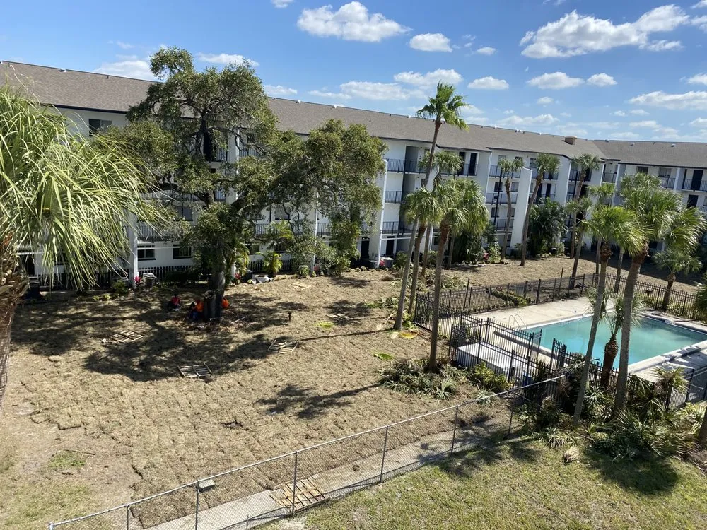 Custom residential landscaping in Sanford, FL by King of Nature Landscaping & Tree Services