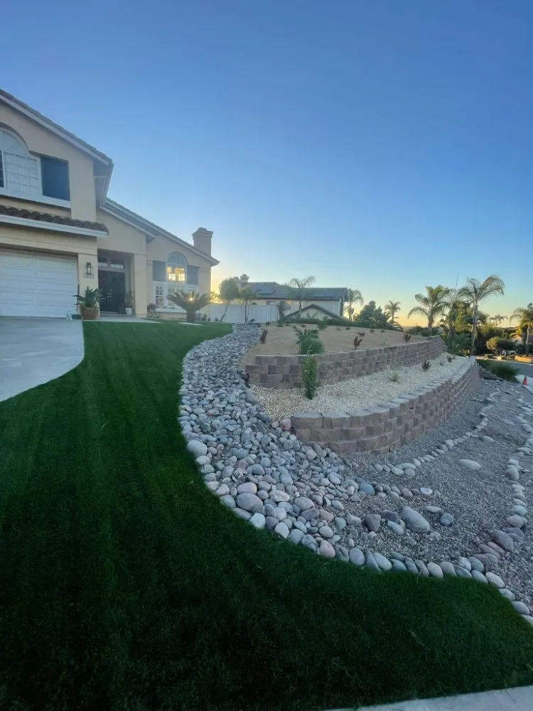 Professional garden landscaping with custom design in National City, CA by King Of The Garden Landscaping