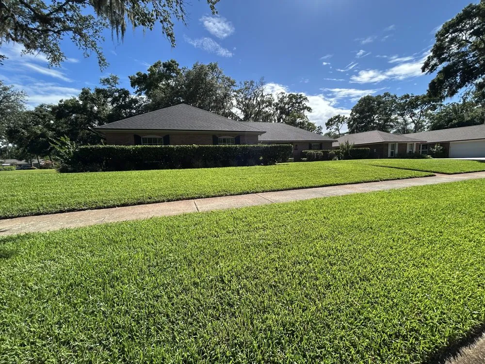 Reliable lawn mowing service for outdoor upgrades in Jacksonville, FL by King of Yard Solutions