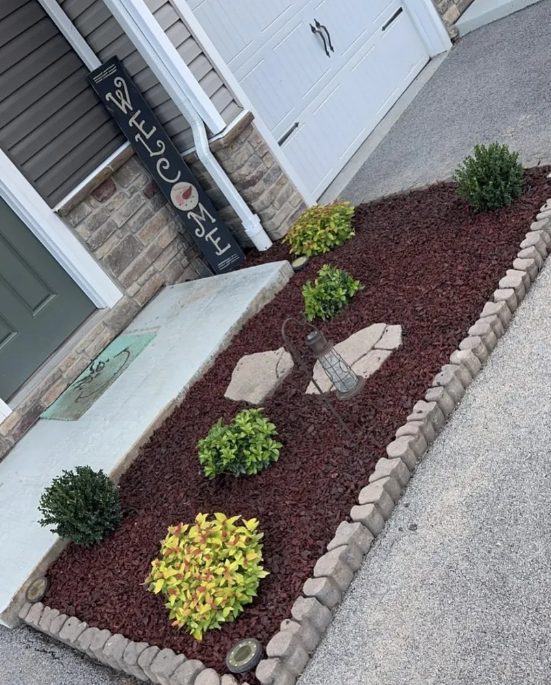 Custom outdoor landscaping in Morgantown, WV by King Solomon Creations Lawncare