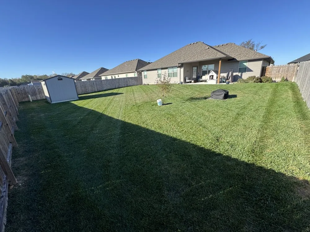 Custom landscape installation with custom design across Springfield, MO - Kingdom Grounds