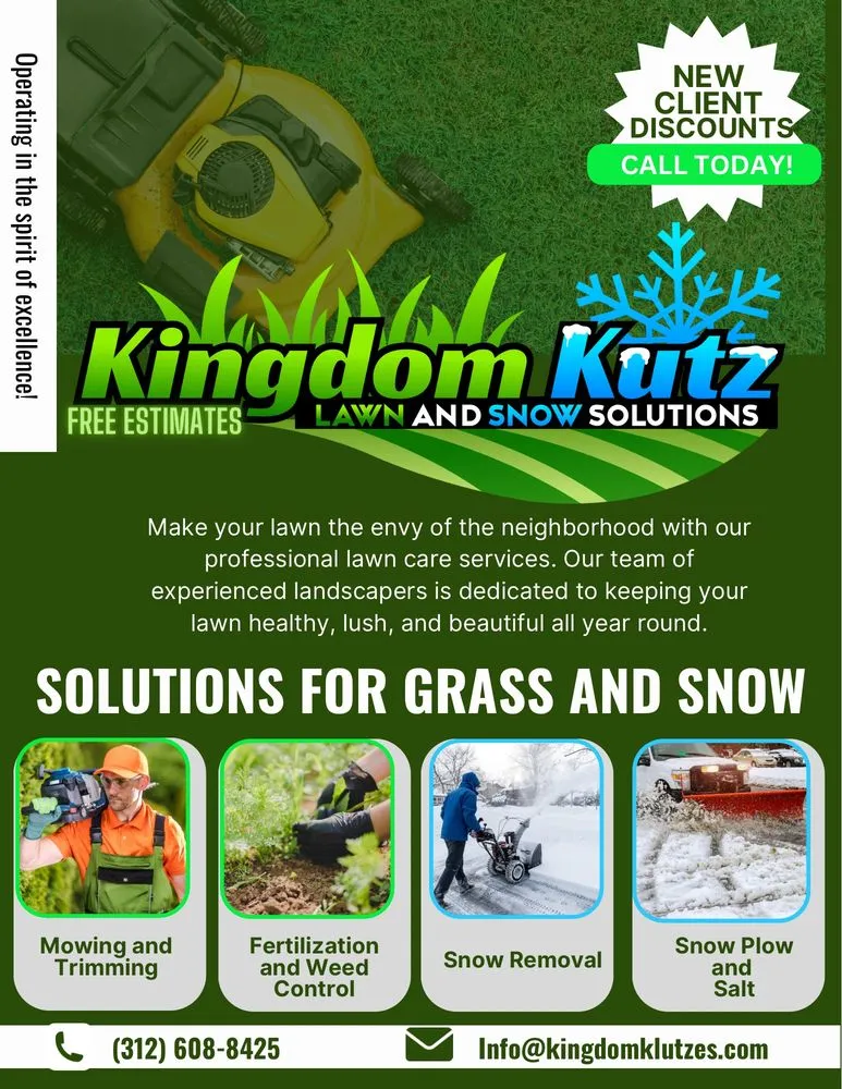 Trusted yard cleanup service in Richton Park, IL - Kingdom Kutz Lawn and Snow Solutions