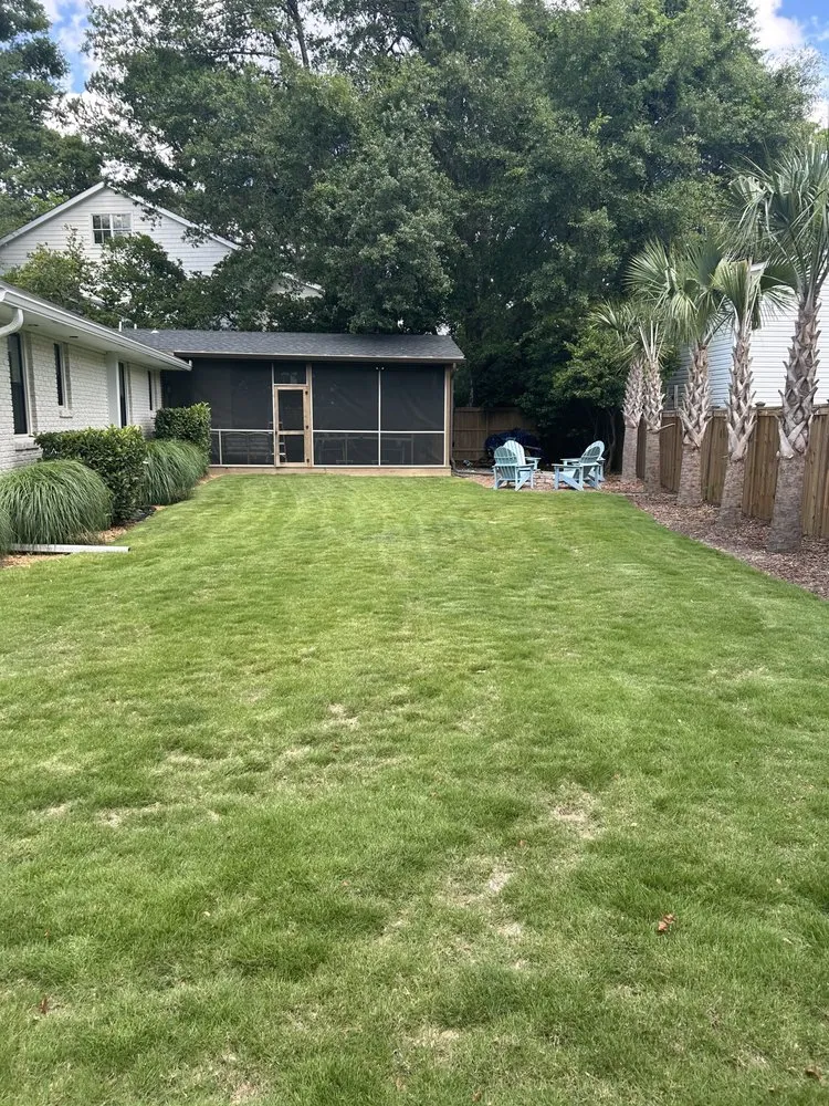 Reliable lawn mowing service for homes in Charleston, SC by Kingfisher Exterior Contractors