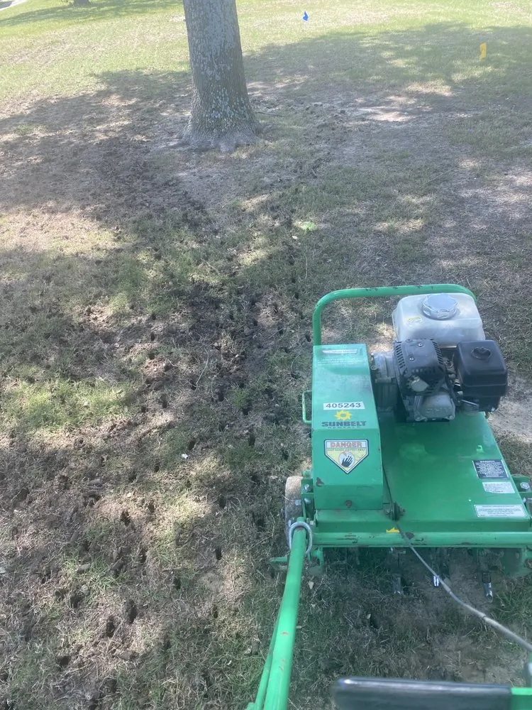 Professional residential landscaping for outdoor upgrades in Krum, TX by Kings Aeration